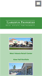 Mobile Screenshot of larkspurprop.com